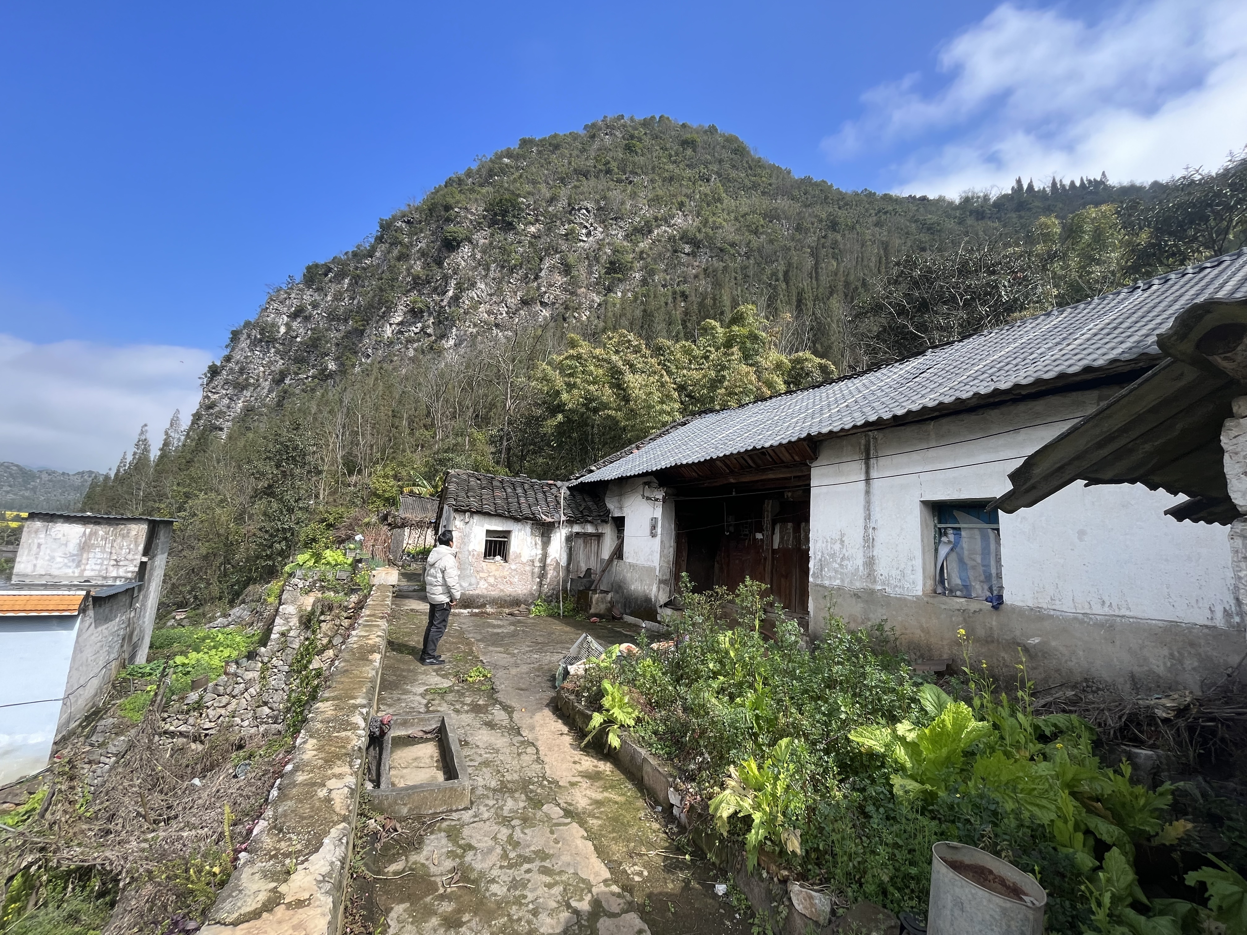 万峰林青砖瓦房出租----（带200平庭院）